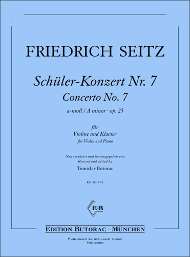 Cover - Friedrich Seitz, Concerto No. 7 op. 25